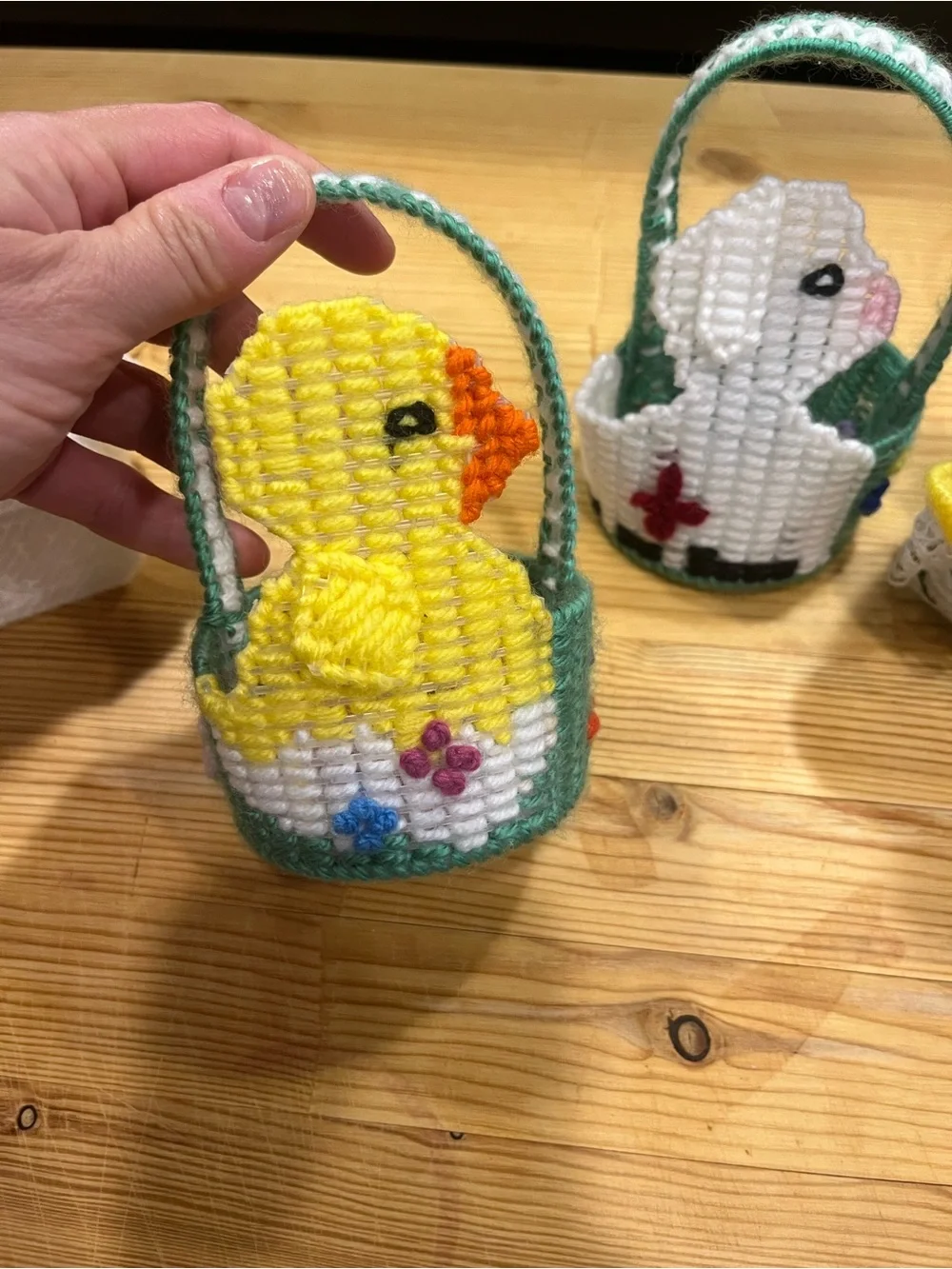 Crocheted Easter Baskets